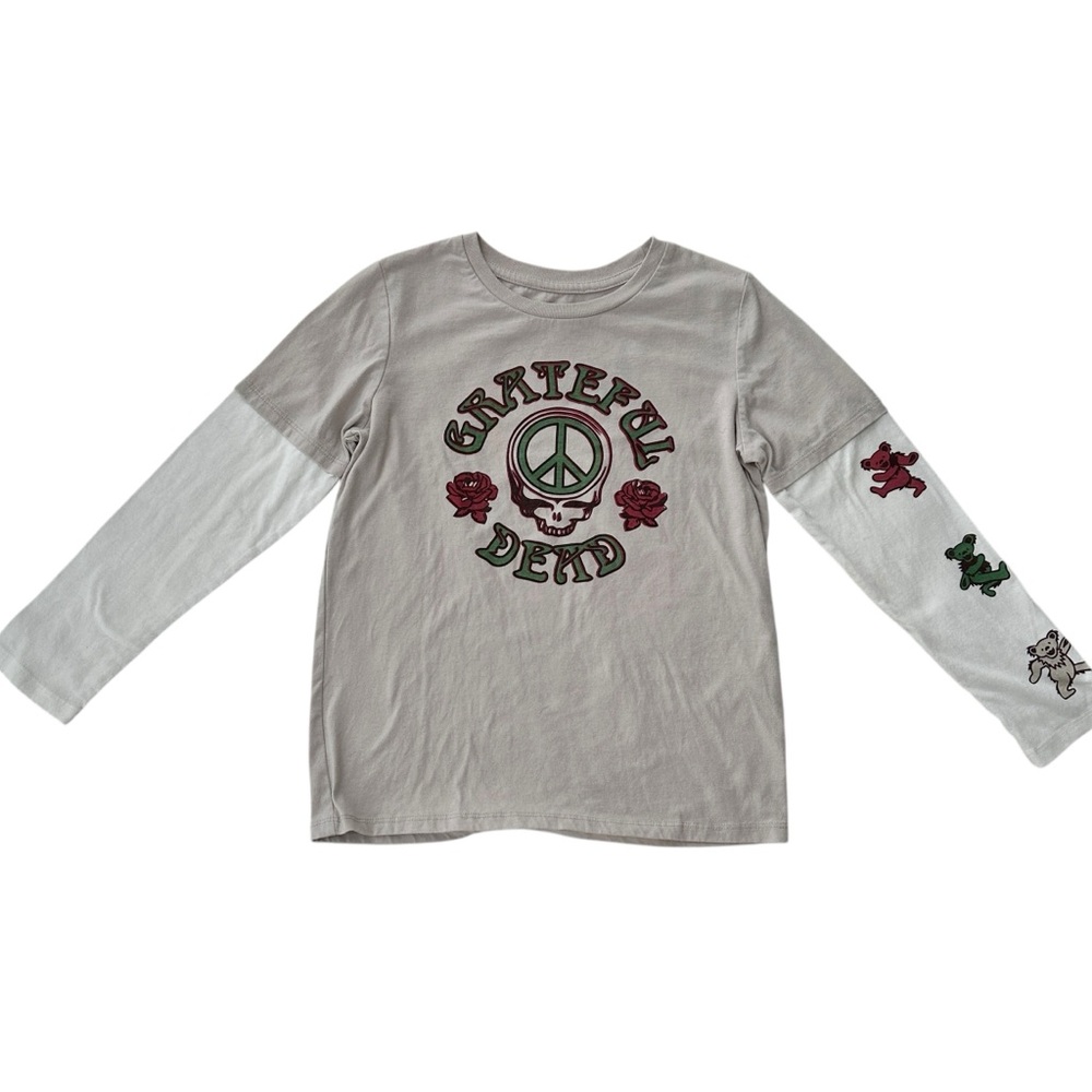 Grateful Dead Dancing Bears Long Sleeve Shirt Kids XL